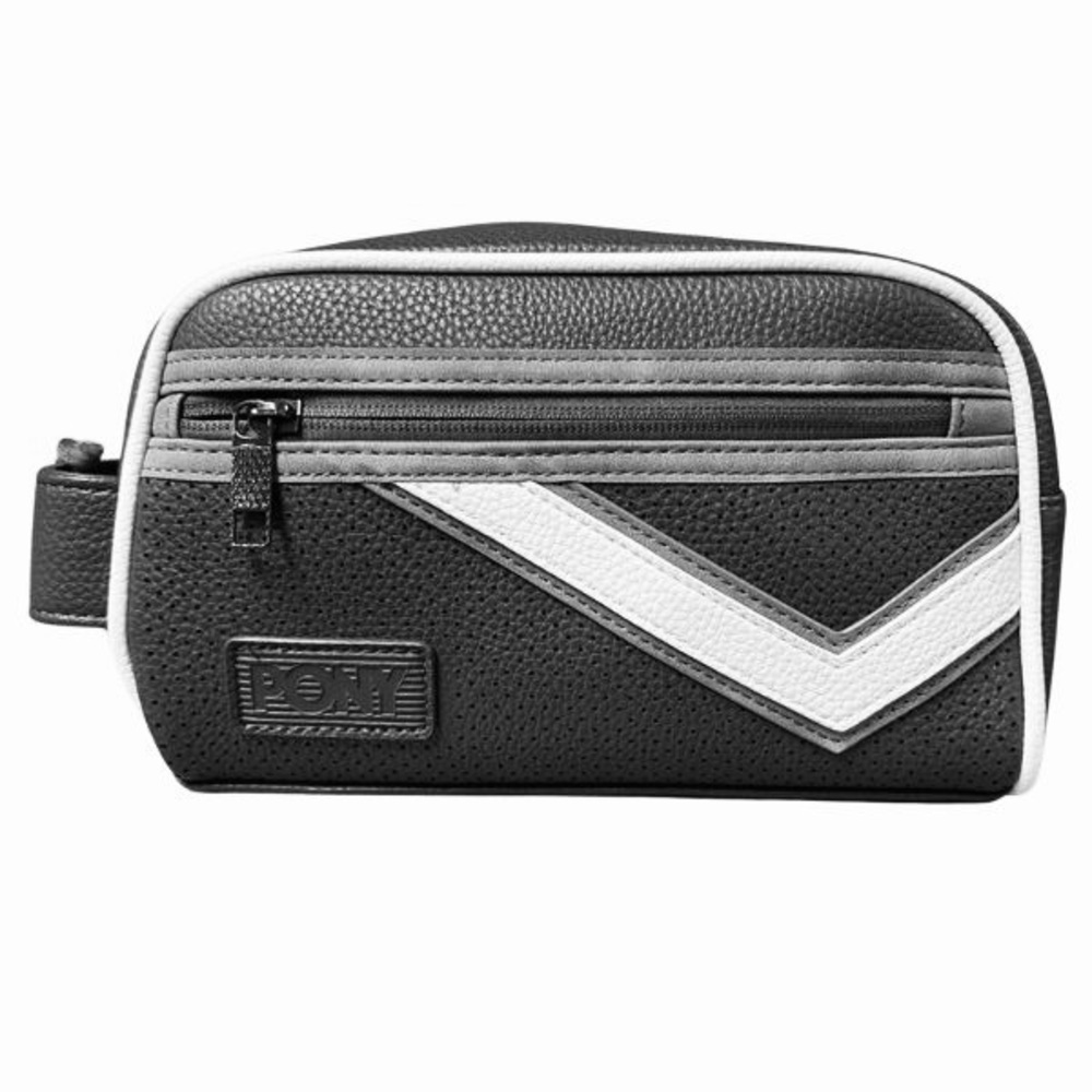 PONY Reggie Toiletry Kit Black Bag